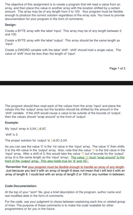 Solved The objective of this assignment is to create a | Chegg.com