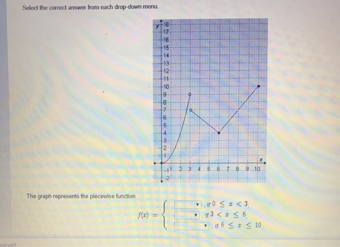 Solved Select The Correct Answer From Each Drop-down Menu. | Chegg.com