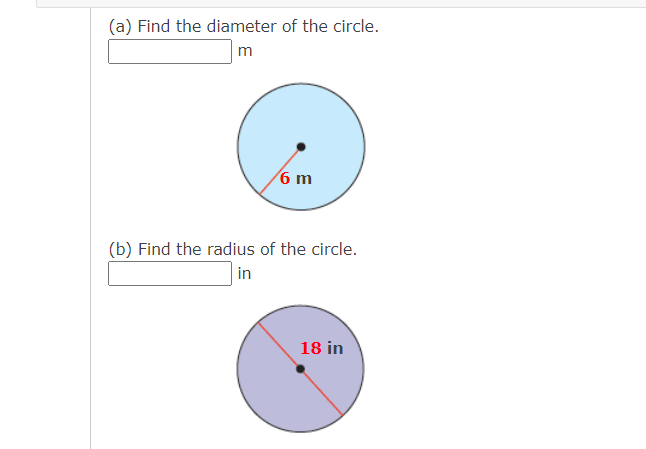 find the area of a circle whose diameter is 6.3 m