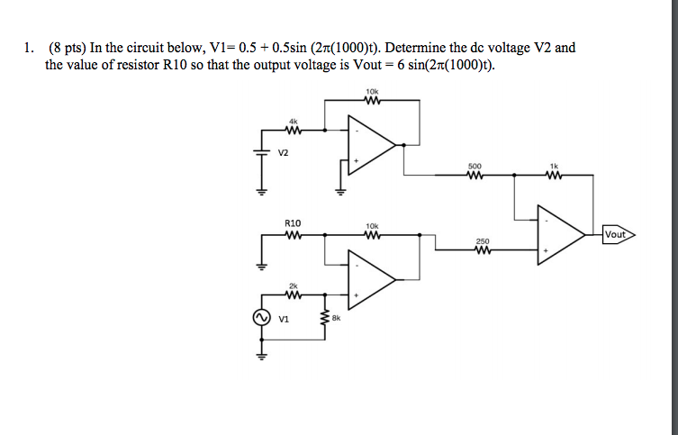 Solved Eng. Electronics Op amps and diodes Please show | Chegg.com