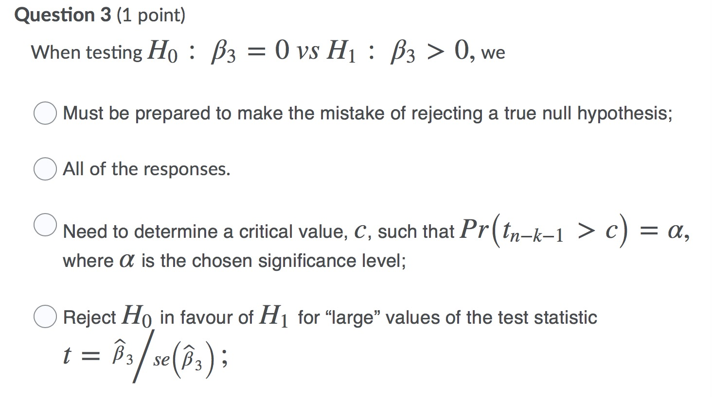 Solved Consider The Multiple Linear Regression Mlr Model 