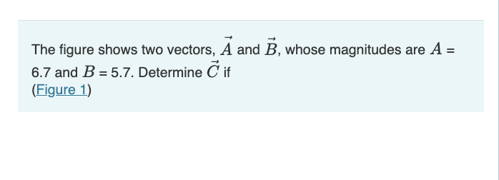Solved Figure 1 Of 1the Figure Shows Two Vectors A And B Chegg