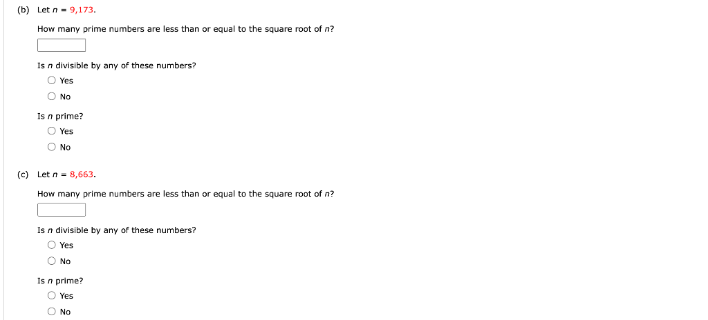 Solved EPPDISCMATH5 4.7.034. Use the test for primality and | Chegg.com
