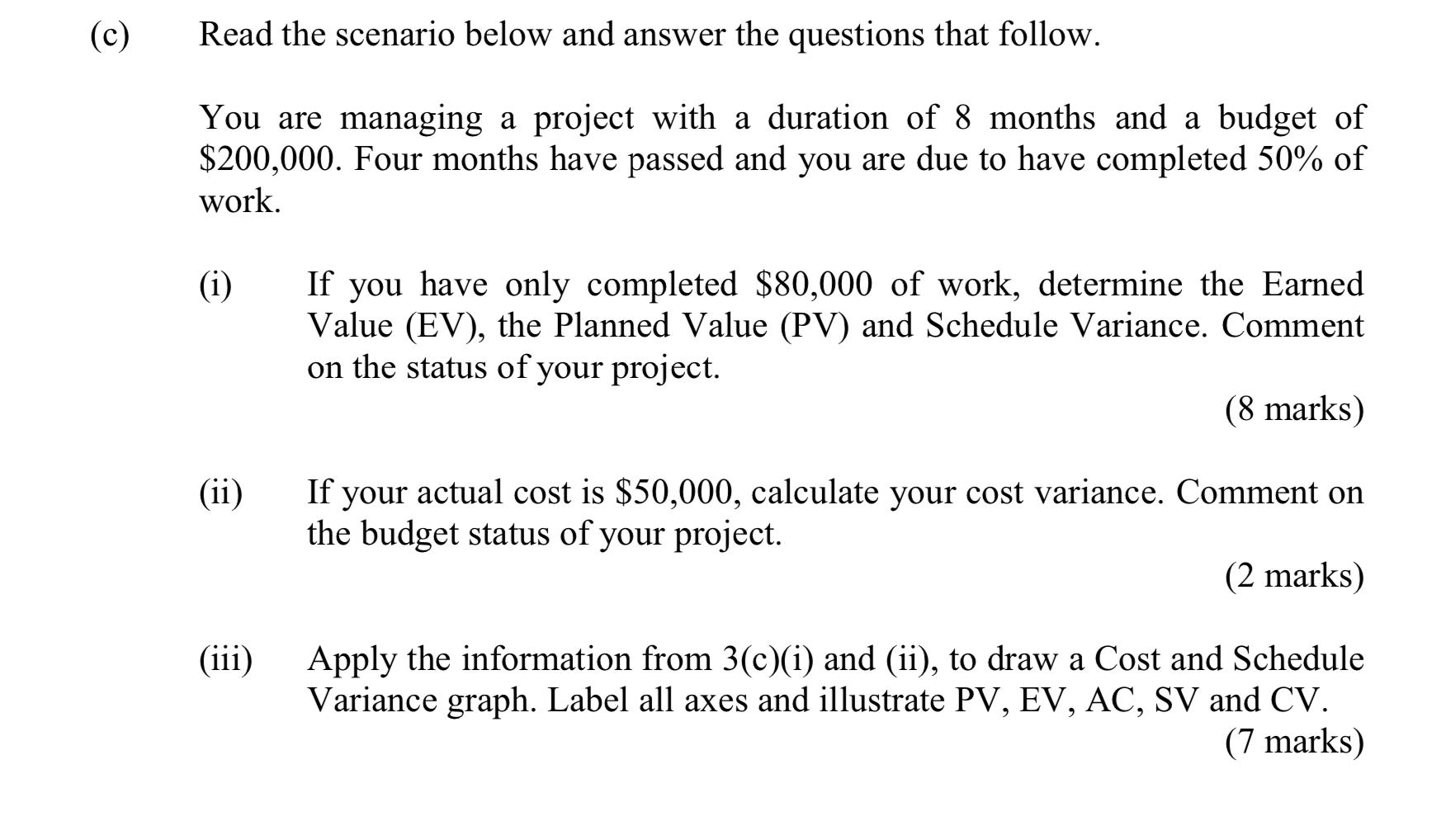Solved Project Management Hi there, I would require | Chegg.com