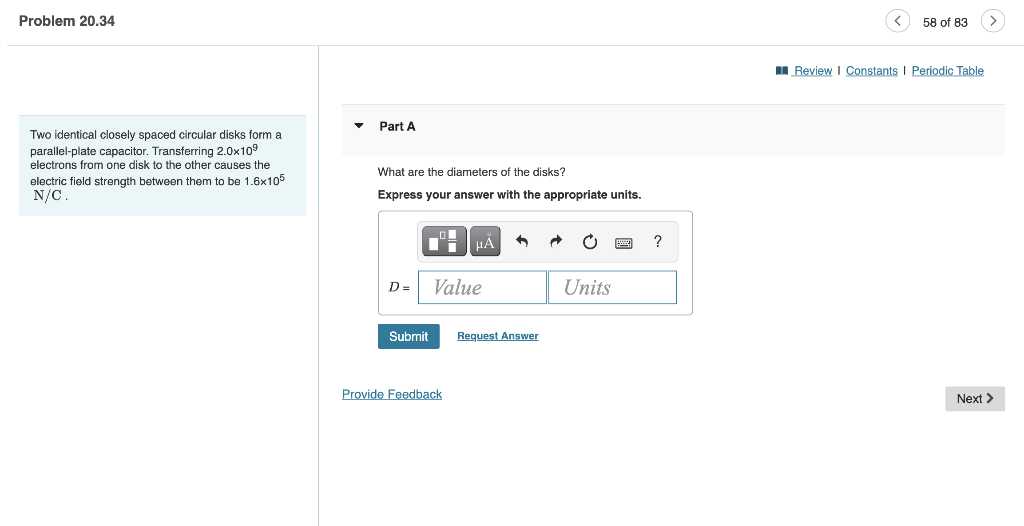 Solved Two identical closely spaced circular disks form a | Chegg.com