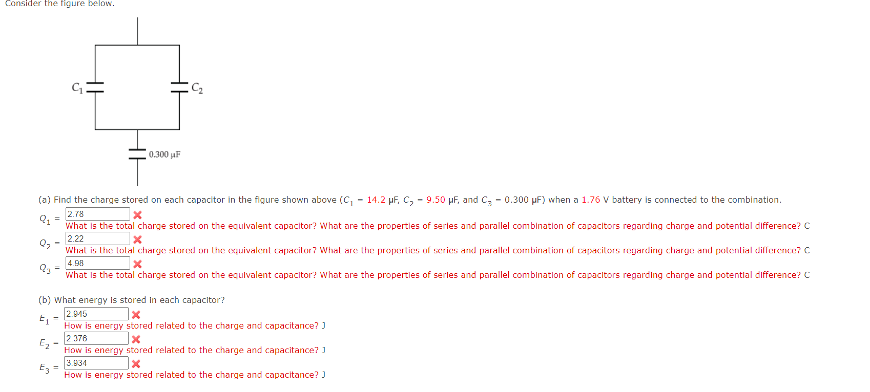 Solved Consider The Figure Below. (b) What Energy Is Stored | Chegg.com