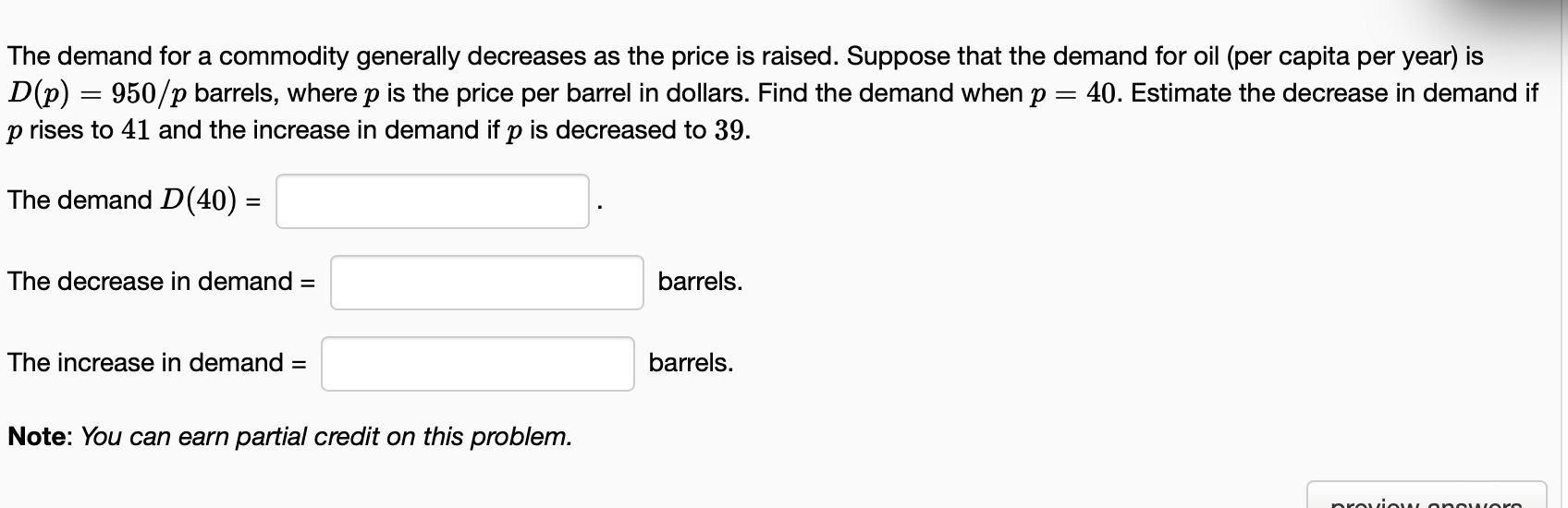 Solved The demand for a commodity generally decreases as the | Chegg.com