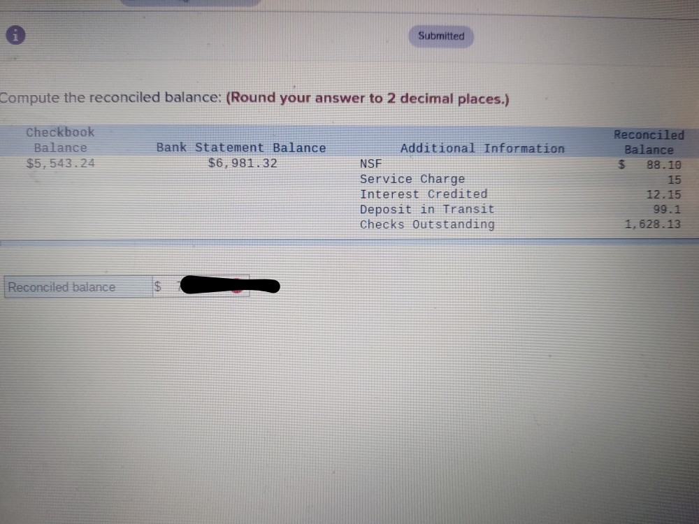 solved-submitted-compute-the-reconciled-balance-round-your-chegg