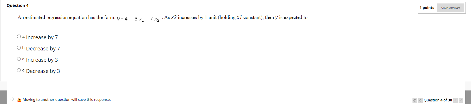 Solved Question 4 1 points Save Answer An estimated | Chegg.com