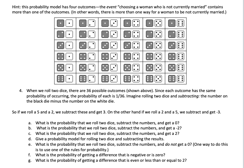 Solved Hint: this probability model has four outcomes-the | Chegg.com