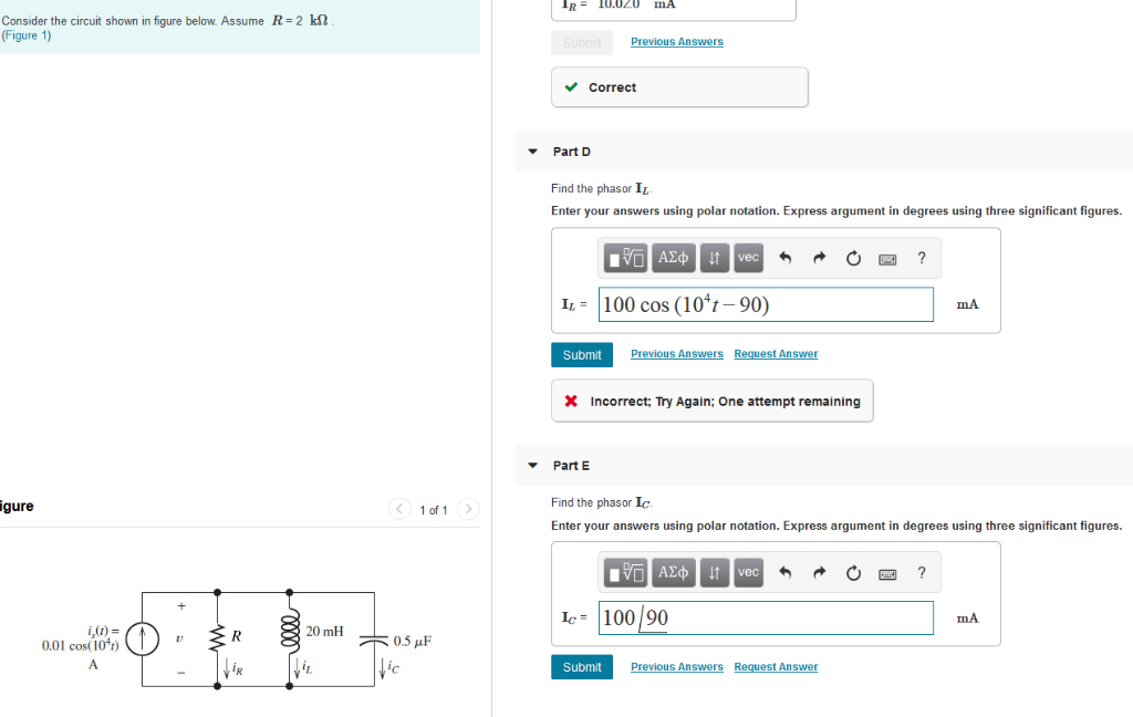 Solved Consider the circuit shown in figure below. Assume | Chegg.com