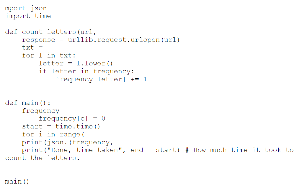 Solved you. I have attached a parallel processing coding | Chegg.com