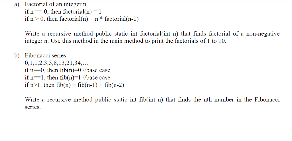 value of factorial n 1