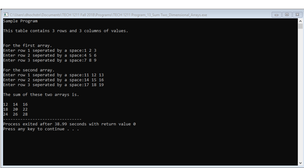 Solved TECH 1211 Computer Programming Program 13 Compute | Chegg.com