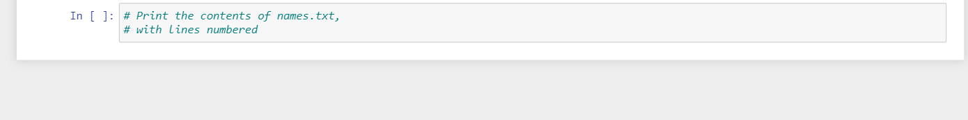 Solved Below, write Python code to write the contents of a | Chegg.com