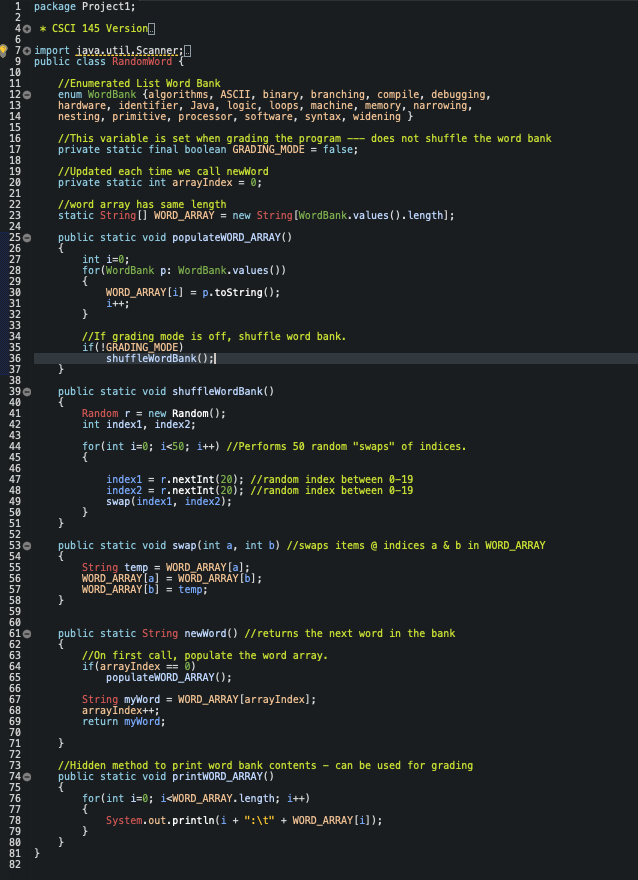 Solved Project 1 Part I Overview This homework assignment | Chegg.com