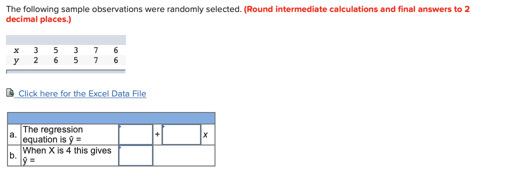 Solved The Following Sample Observations Were Randomly Se Chegg Com