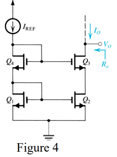 Solved 4. In a particular cascaded current mirror shown in | Chegg.com