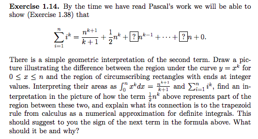 Solved Exercise 1.14. By the time we have read Pascal's work | Chegg.com