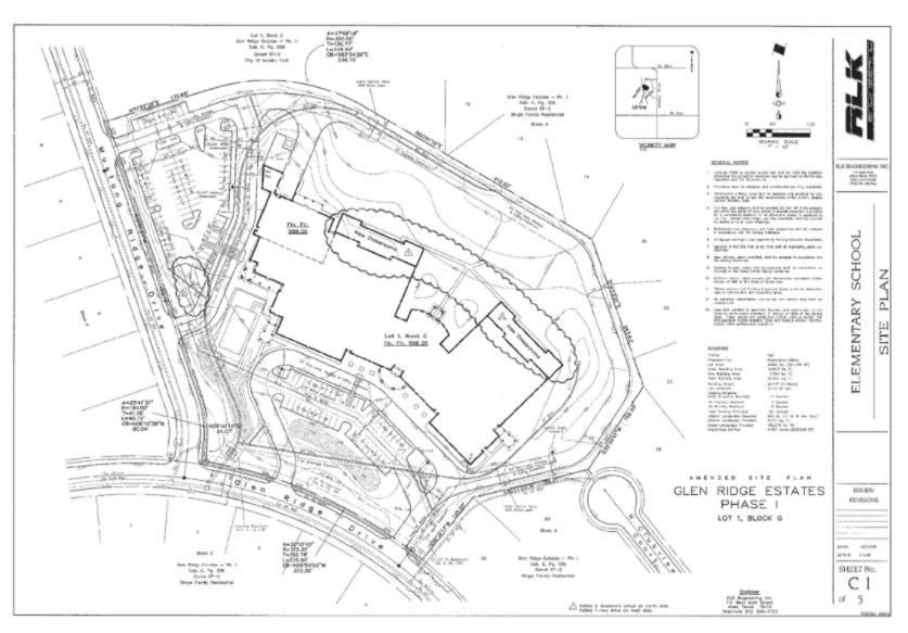 On the elementary school site plan depicted on Figure | Chegg.com