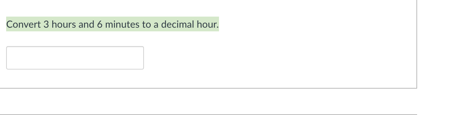 1 6 OF AN HOUR IN DECIMAL visual data 5