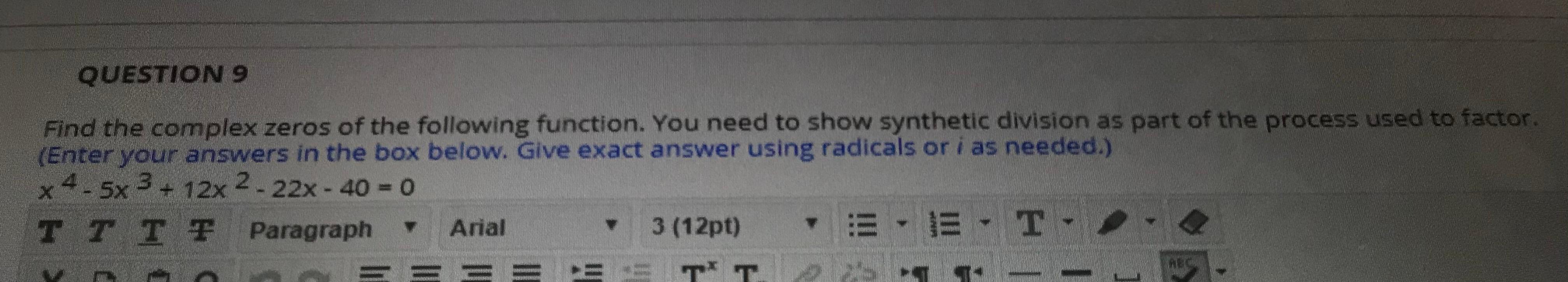 solved-question-9-find-the-complex-zeros-of-the-following-chegg