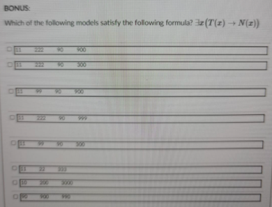 Solved For the next 5 questions, identify which models | Chegg.com
