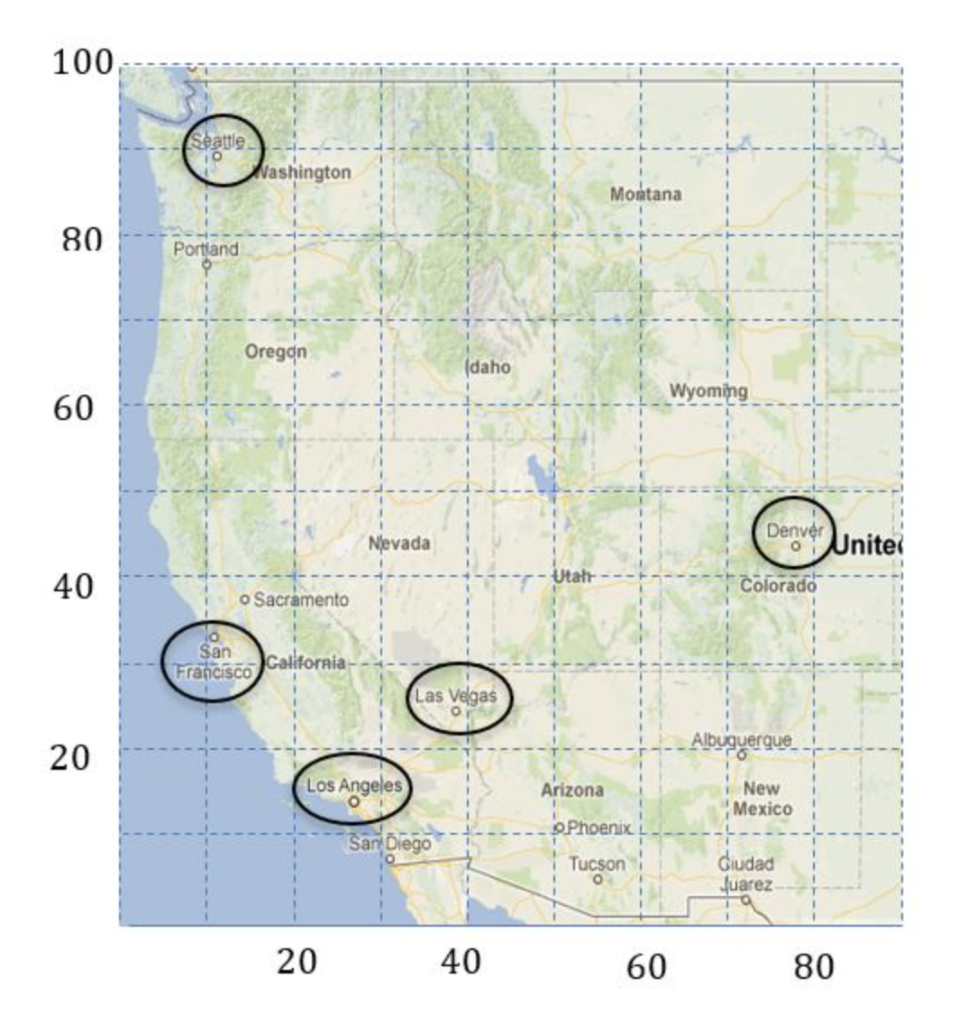 Solved You need to locate a distribution center to serve the | Chegg.com