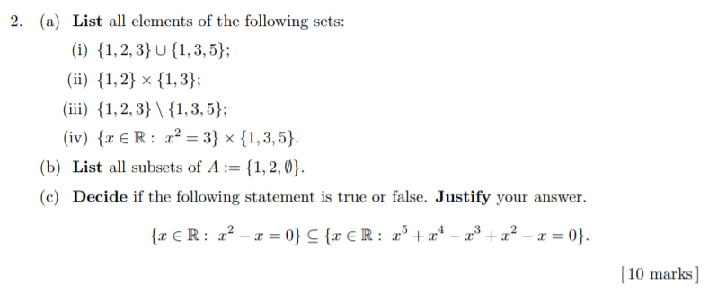 solved-2-a-list-all-elements-of-the-following-sets-i-chegg