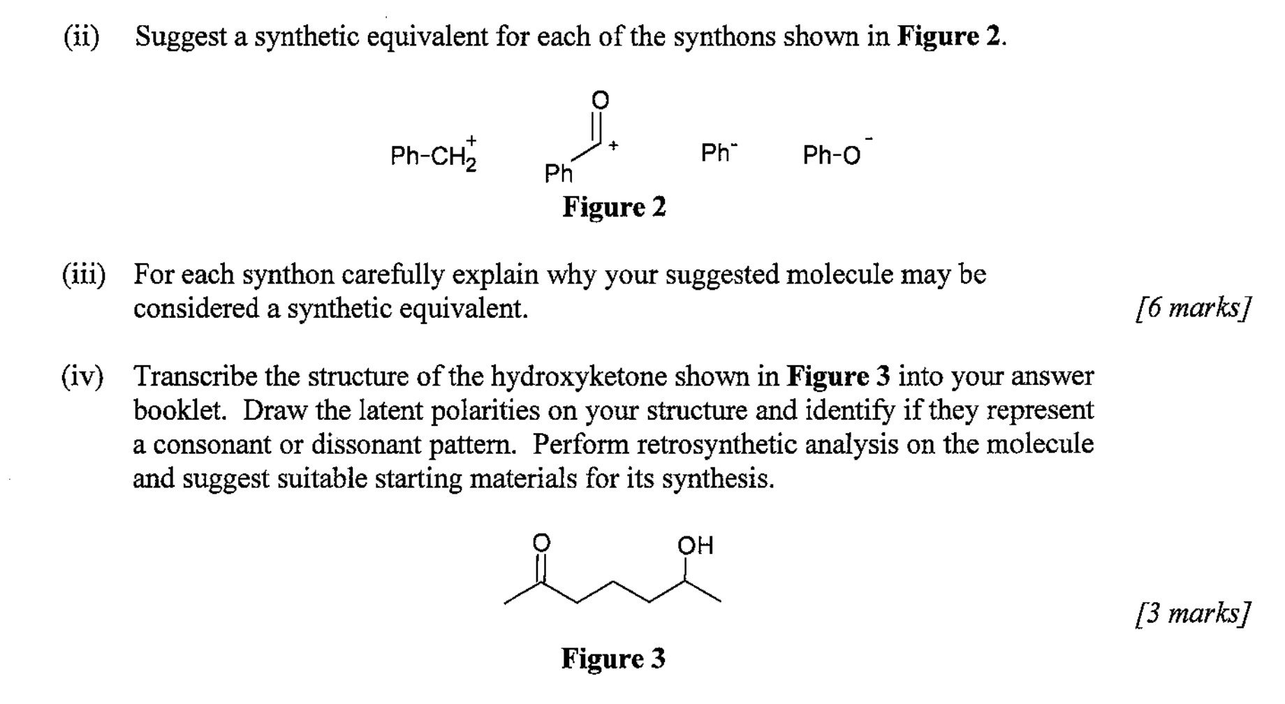 Solved (ii) Suggest a synthetic equivalent for each of the