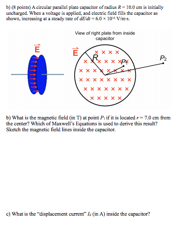 Solved 5) a) (8 points) A cylindrical solenoid of radius R= | Chegg.com