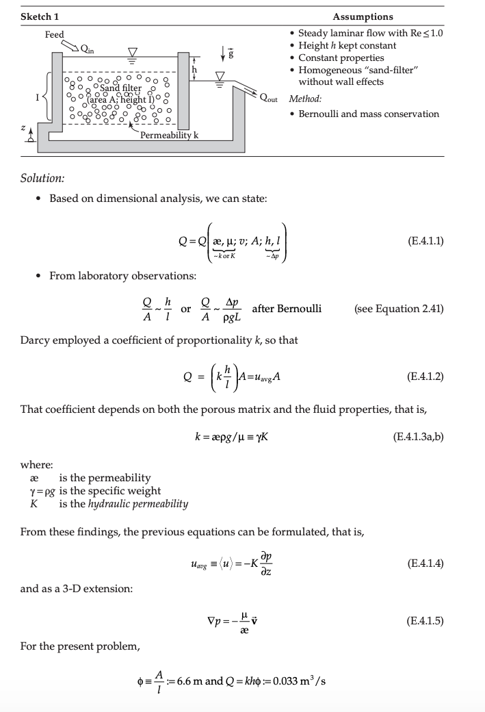 Question: Concerning Example 4.1, justify Equation | Chegg.com