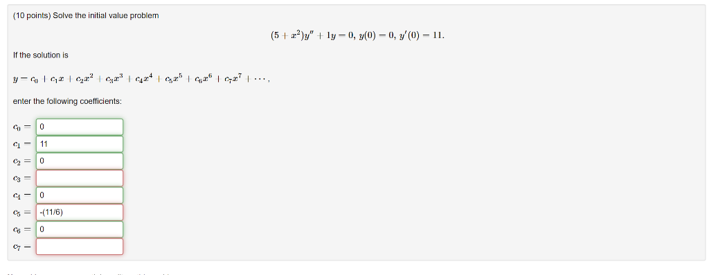 Solved (10 points) Solve the initial value problem If the | Chegg.com