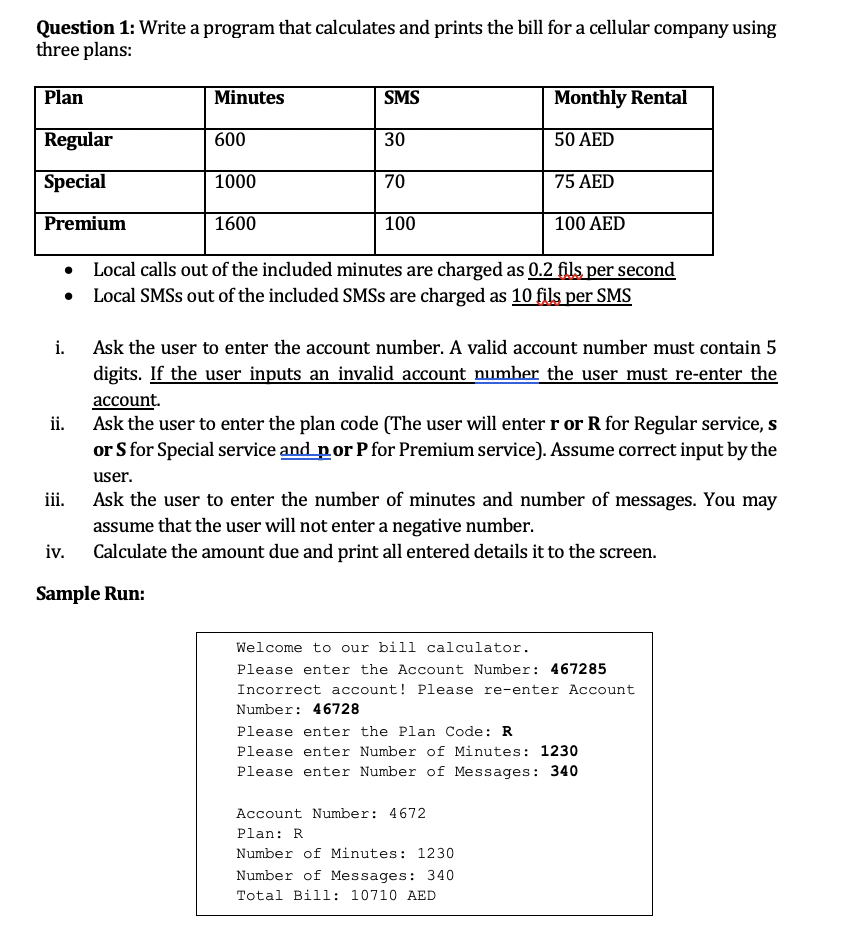 Solved Question 1: Write a MATLAB program that calculates | Chegg.com