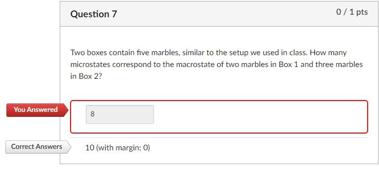 Solved You Answered Correct Answers Question 7 Two boxes Chegg com