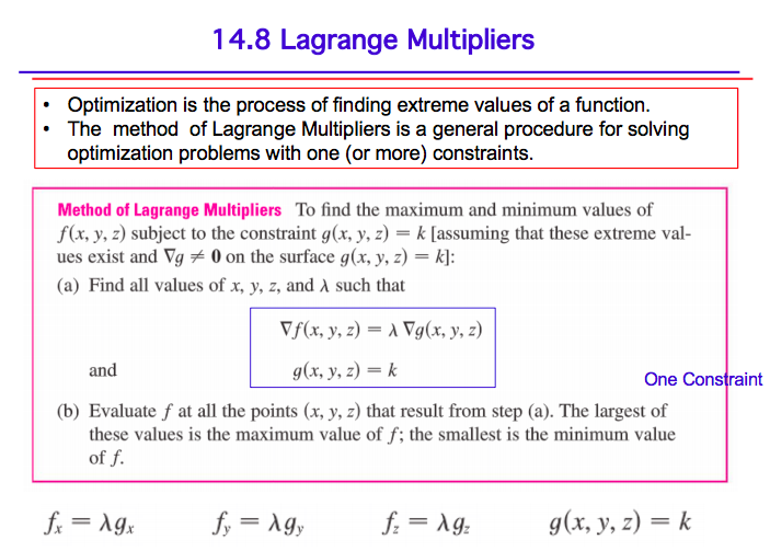 optimization - Lagrange Multipliers to find the maximum and minimum values  - Mathematics Stack Exchange