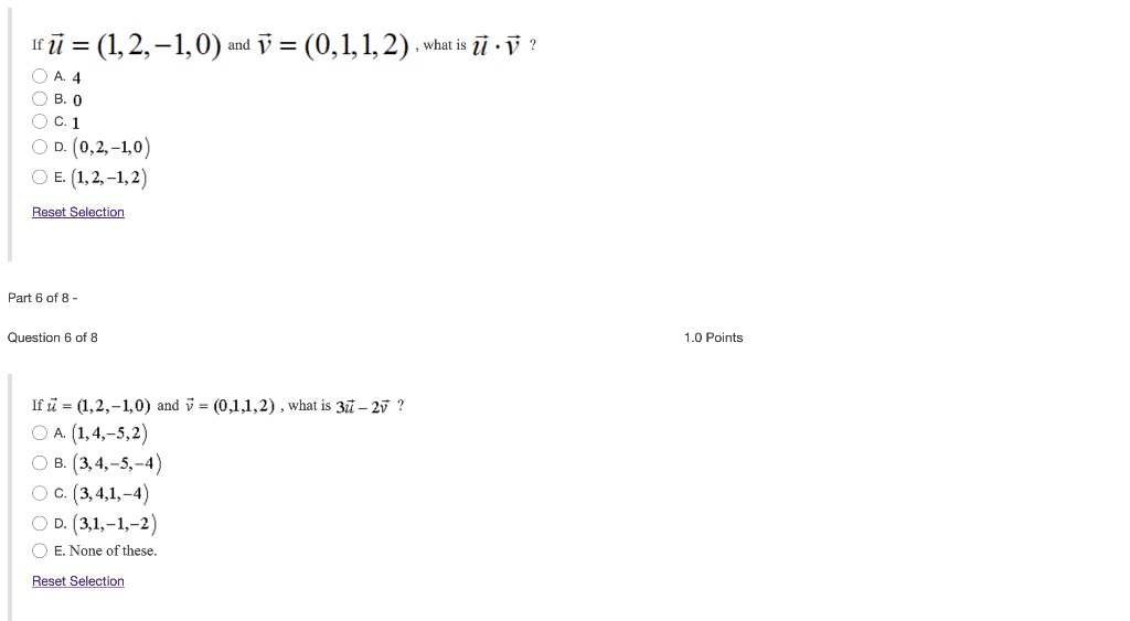 Solved Which One Of The Following Is A Direction Vector F Chegg Com