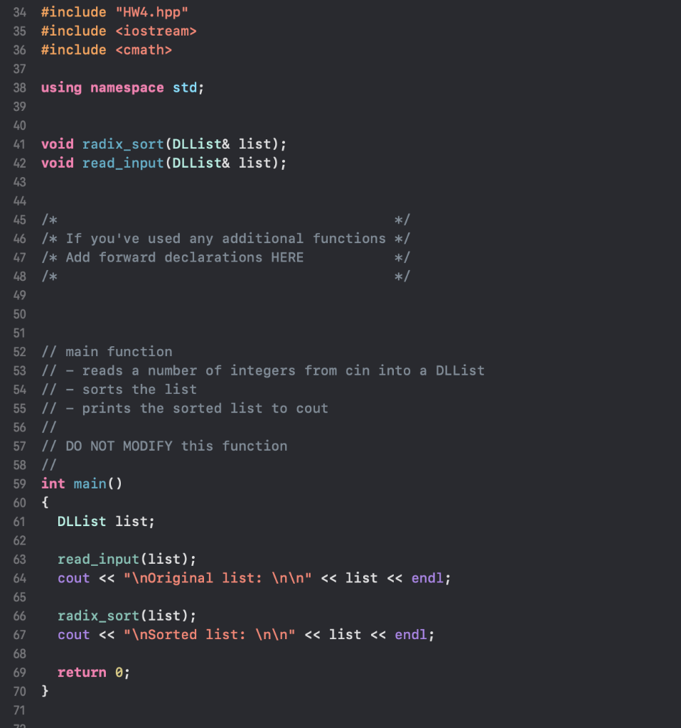 How to write the void read_input(DLList& list) | Chegg.com