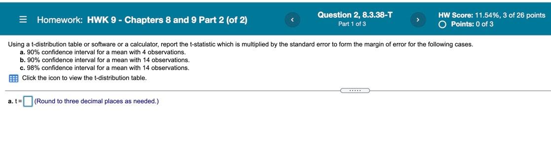 Solved Homework: HWK 9 - Chapters 8 and 9 Part 2 (of 2) | Chegg.com