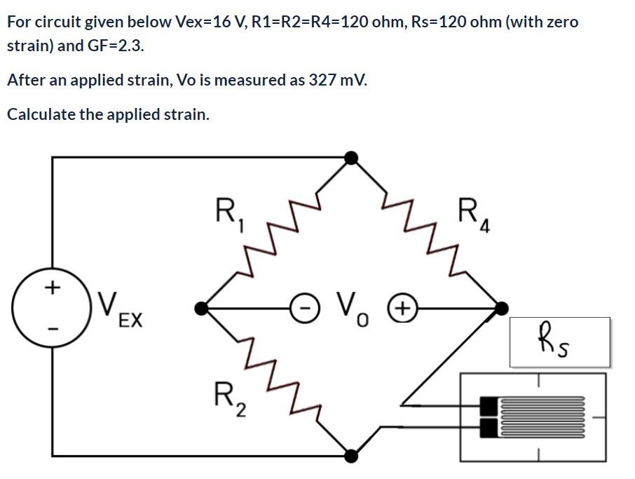 Solved For circuit given below Vex=16 V, R1=R2=R4=120 ohm, | Chegg.com