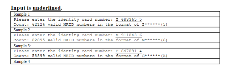 Hong Kong Immigration Id Card