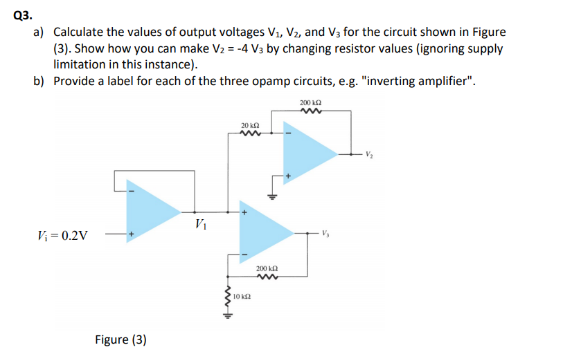 Solved Q2. a) What range of output voltages is developed in | Chegg.com