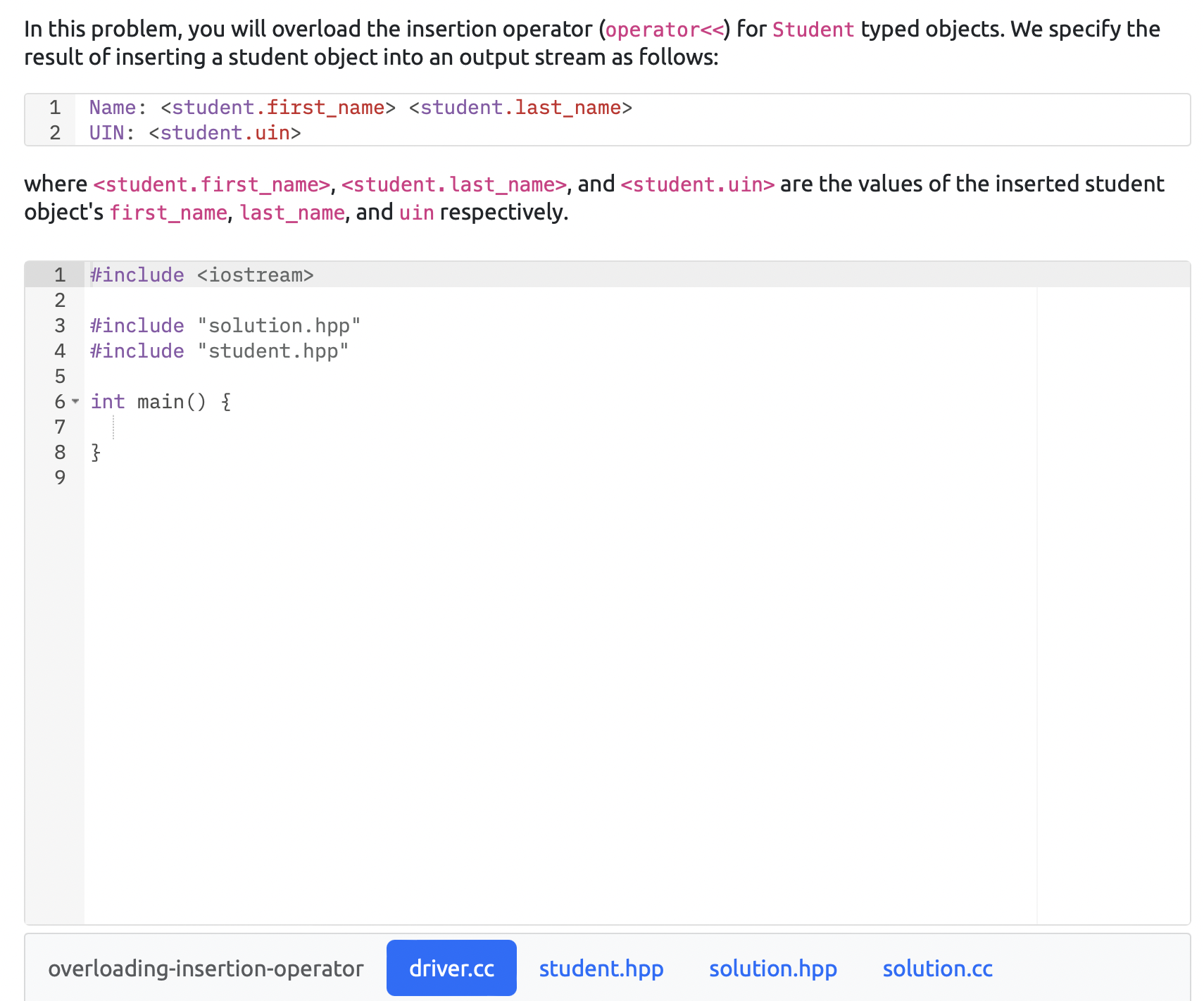 Solved Please solve the problem in c++ and show each code in | Chegg.com