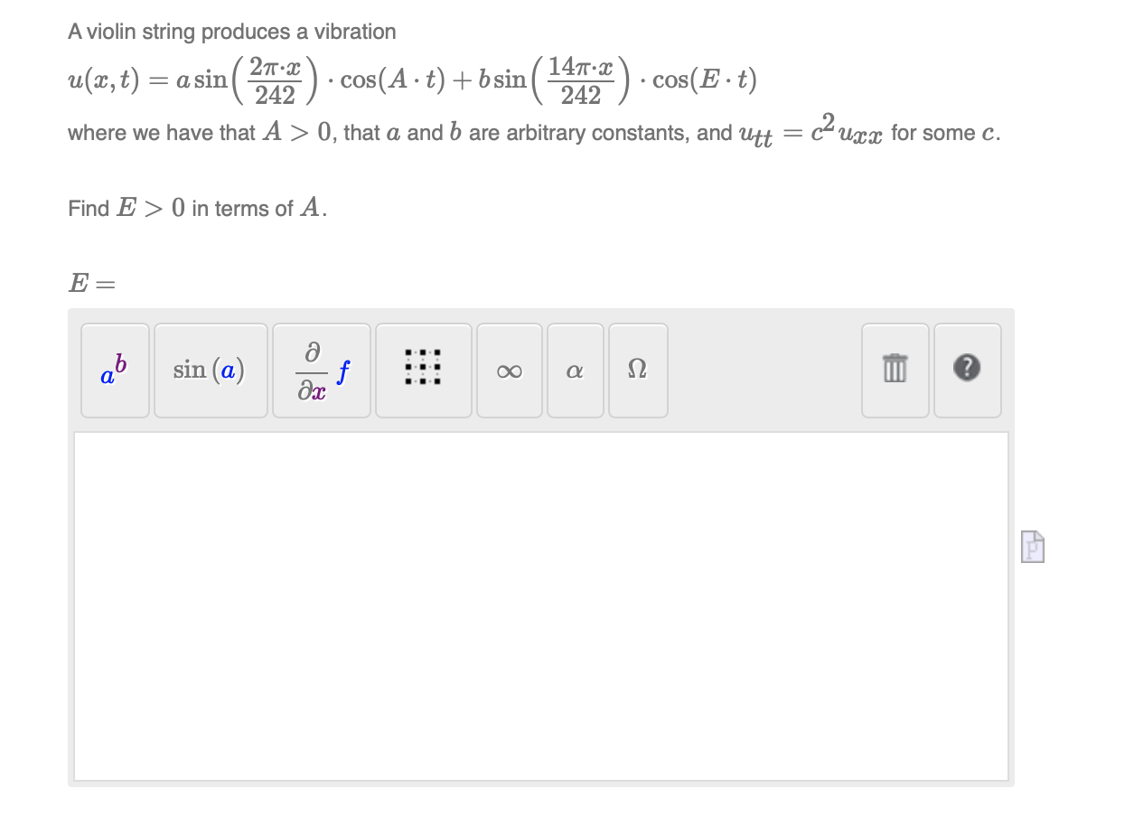 Solved A violin string produces a vibration 217•2 147• 242