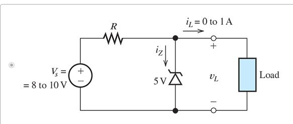 Solved P 9.31 8 of 10 Design a voltage-regulator circuit to | Chegg.com