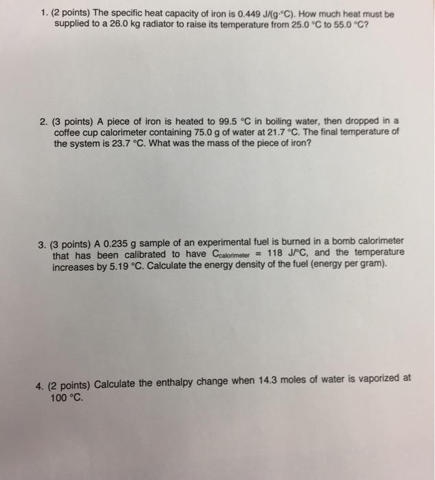 solved-the-specific-heat-capacity-of-iron-is-0-449-j-g-chegg