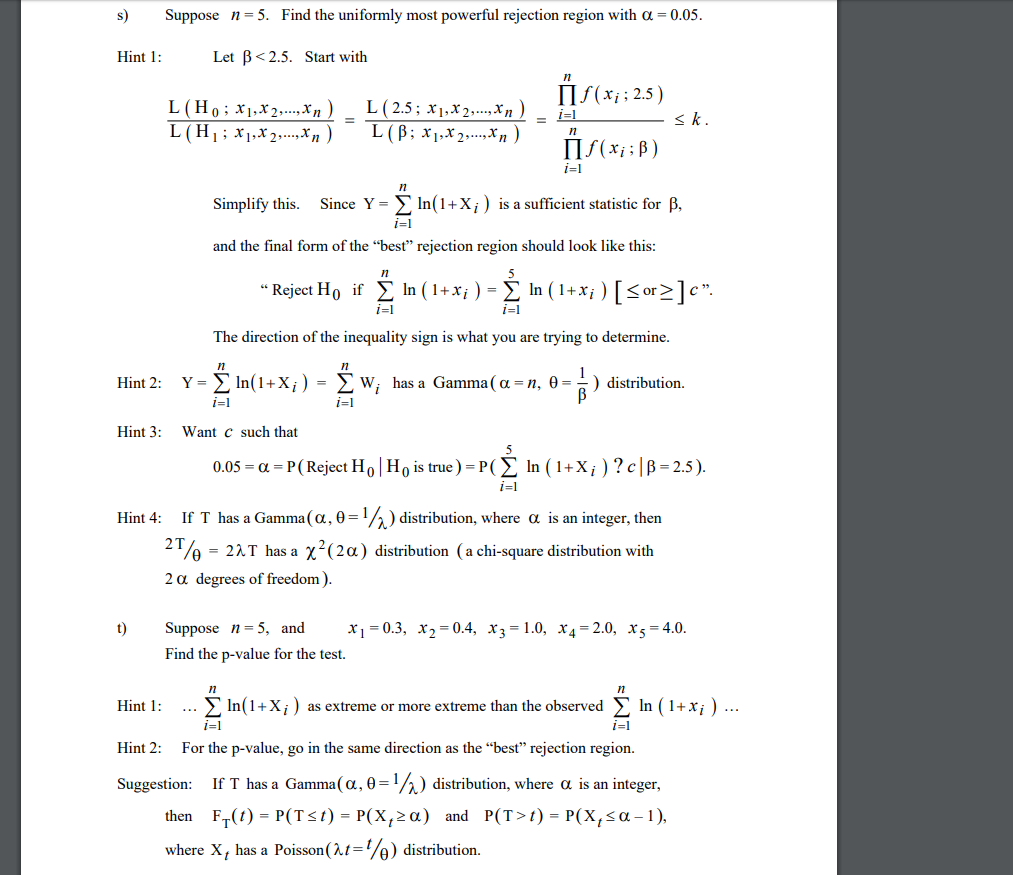 3 Let B 0 And Let X1 X2 X Be A Random Sa Chegg Com