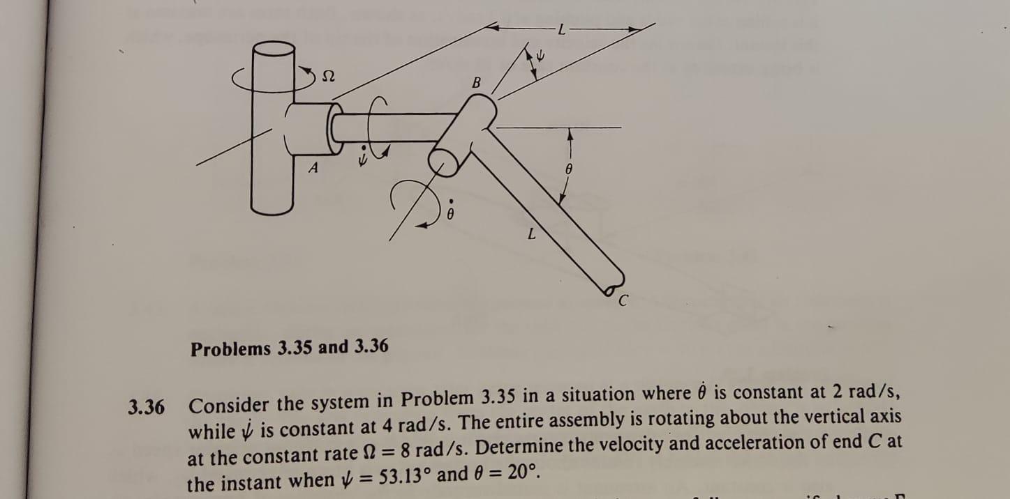 Solved 12 B А Problems 3.35 And 3.36 3.36 Consider The | Chegg.com