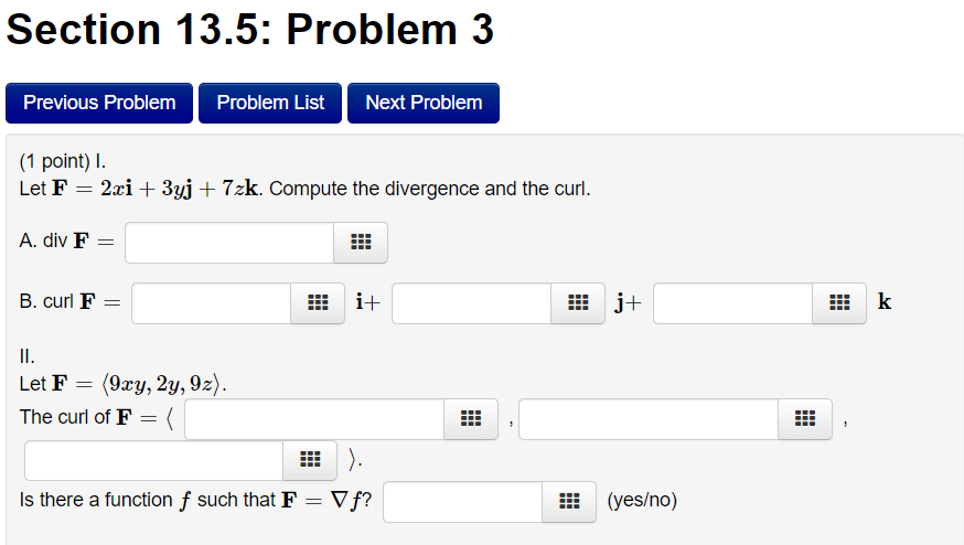 Solved Section 13.5: Problem 3 Previous Problem Problem List | Chegg.com