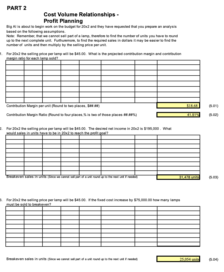 Solved I See The Light Projected Income Statement For the | Chegg.com